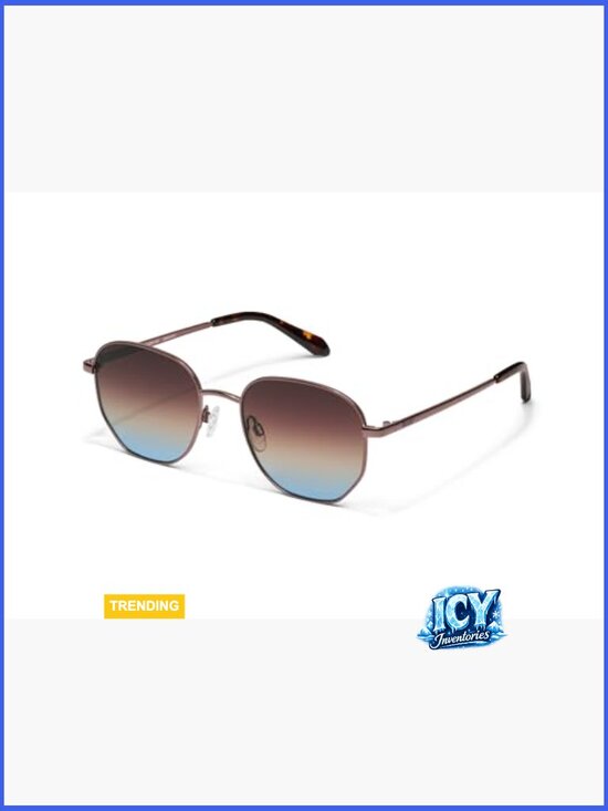 Oversized Metal Frame Sunglasses with Polarized Shield Lenses main image 4